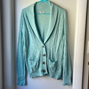 Sea foam cardigan